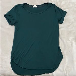 Dark green basic top